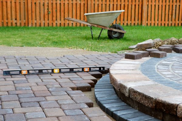 Patio Brick Installation in Clifton Park